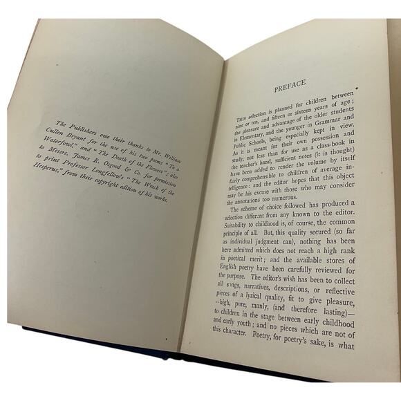 1893 Childrens Treasury of English Song Hardcover by Palgrave Antique Book - Picture 8 of 10